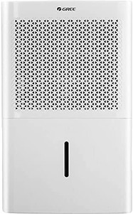 lot 47168 image: GREE Energy Star 50 Pint Dehumidifier with Built-in Vertical Pump for Room up to 4500 sf, GD50ABWP, 24,000, White   (Retails $249)   (Factory Sealed)