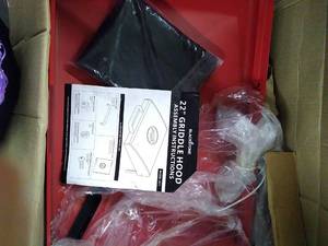lot 47211 image: Hardcover Hood for Blackstone 22-Inch Griddle, 5011, Red