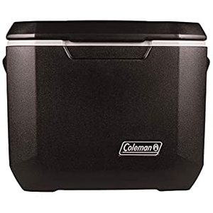 lot 47544 image: Coleman Rolling Cooler  50 Quart Xtreme 5 Day Cooler with Wheels  Wheeled Hard Cooler Keeps Ice Up to 5 Days, Black (B00AU6G4QS)