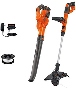 lot 47561 image: BLACKDECKER 40V Max Cordless String Trimmer & Vacuum Combo Kit LCC340C