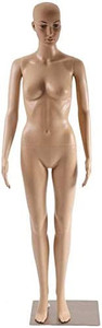 lot 47564 image: Full Body Realistic Female Mannequin Dress Form Torso Mannequin Head With Metal Base Plastic 69 Inch Female Adjustable Detachable Dummy Model Dummy Mannequin Stand
