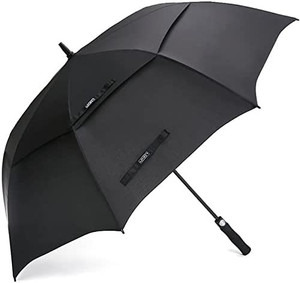 lot 47568 image: G4Free - Large size umbrella with automatic opening. 54, 62 or 68 inches. Extra large size, double ventilated canopy, windproof and waterproof, Sky blue