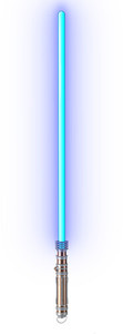 lot 47609 image: Star Wars The Black Series Leia Organa Force FX Elite Lightsaber