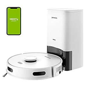 lot 47619 image: Greenworks Robot Vacuum GRV-3011, Intelligent LDS Laser Navigation, Automatic Path Planning, 2000Pa Powerful Suction, Auto Dust Collection, for Pet Hair, Hard Floor, Carpet (B09N3MKCQN)