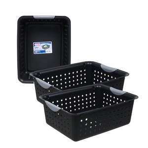 lot 48931 image: 6 piece storage basket set   (Lids NOT included)