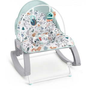 lot 50905 image: Fisher Price Infant to Toddler Portable Deluxe Baby Seat Rocker