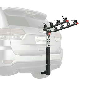 lot 50957 image: Allen Sports Deluxe 4-Bicycle Hitch Mounted Bike Rack Carrier 542RR