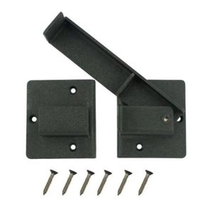 lot 7295 image: New Black Extra Heavy-Duty Gate Flip Latch