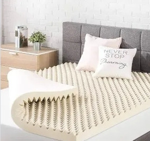 lot 7318 image: 3 Inch Egg Crate Memory Foam Bed - Twin- Retail $78