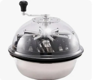 lot 7322 image: iPower 16 Bud Leaf Bowl TrimmerTwisted Spin Cut for Plant and Flower, 5- Gal 8- Pk Herbal Ice Bubble Hash Essence Extractor Kit, Bag 5x8, w Carrying Bag & Pressing Screen- Retail $150