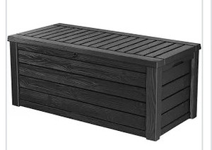 lot 7323 image: Keter 150G Deck Box- Retail $296.90