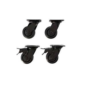lot 8118 image: Husky Heavy Duty 4 in. Caster Kit- Retail $44.29
