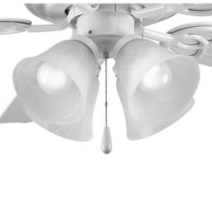 lot 1020 image: Fan Light Kit includes 4 LED bulbs
