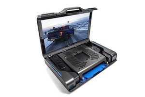 lot 5706 image: GAEMS - Guardian Pro Xp 24 Gaming Monitor for PS4, PS4 Pro, Xbox Series S, Xbox One S, and PC - Black - Retail $659.99