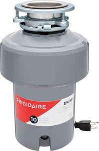 lot 10462 image: Frigidaire 34HP Corded Garbage Disposal - Gray - Retail $159.99