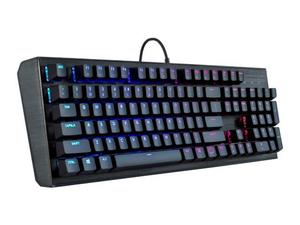 lot 10476 image: Cooler Master CK552 Wired Gaming Mechanical Gateron Red Switch Keyboard with RGB Back Lighting - Pure Black