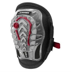 lot 5410 image: Husky Soft Cap GelFoam Stabilizer Knee Pads, Black And Red
