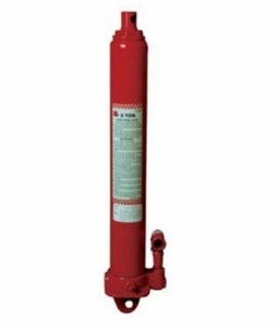 lot 10160 image: Torin Long Ram Double Piston Hydraulic Jack - 8-Ton, Model# T30808 - Torin Big Red - 615268308081