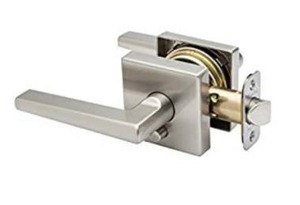 lot 10177 image: Copper Creek VL2231SS Verona Push Button Privacy Door Lever (B017YZWOE8)