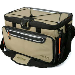 lot 10457 image: Arctic Zone Titan Deep Freeze Zipperless Hardbody Cooler 48 Can Moss