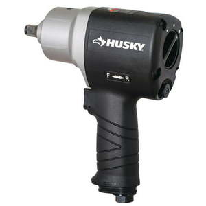 lot 10478 image: Husky H4480 800 ftlbs Max Torque Lightwieght Twin Hammer 12 Inch Impact Wrench (New Open Box)