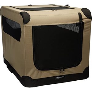 lot 5245 image: Amazon Basics Soft Dog Crate