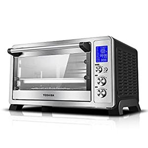 lot 4632 image: TOSHIBA Large 6-Slice Convection Toaster Oven Countertop