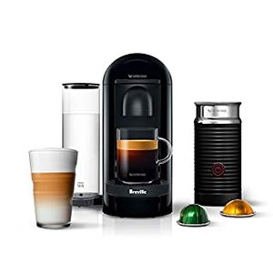 lot 4672 image: Nespresso VertuoPlus Espresso Machine w Aeroccino by Breville
