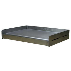lot 4737 image: Little Griddle Sizzle-Q Stainless Steel Universal BBQ Griddle