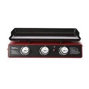 lot 4691 image: Royal Gourmet Portable 3 Burner Gas Griddle