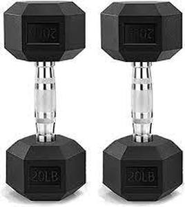 lot 4702 image: 20 Lbs Dumbbell SET OF 2