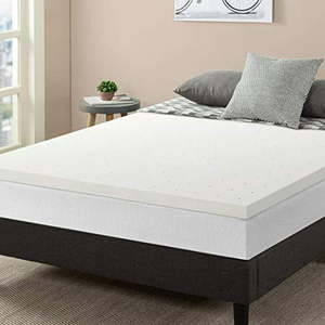 lot 5649 image: Best Price Mattress Memory Foam Mattress Topper (Twin XL Size)