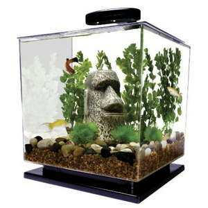 lot 5684 image: Tetra LED Acrylic &amp Glass Aquarium Cube Kit