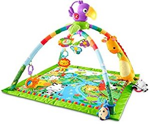 lot 5748 image: Fisher-Price Rainforest Music &amp Lights Deluxe Gym