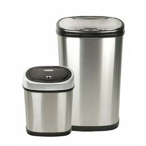 lot 5757 image: Nine Stars Motion Sensor Trash Can Set