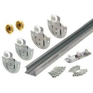 lot 5675 image: Prime-Line Bi-Folding Door Track &amp Hardware Kit
