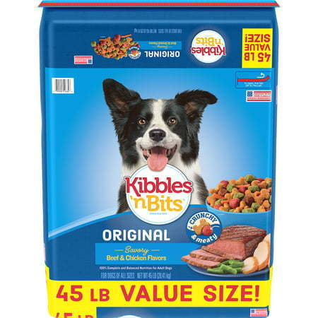 lot 80118 image: Kibbles n Bits Original Dry Dog Food 45-Pound