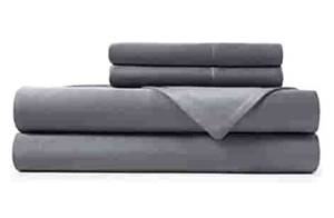 lot 51166 image: Hotel Sheets Direct 100% Bamboo Sheets - King Size Sheet and Pillowcase Set - Cooling, 4-Piece Bedding Sets - Dark Gray
