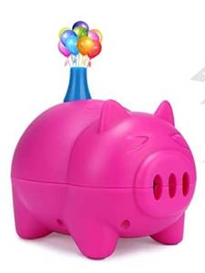 lot 51183 image: LIKEE Electric Balloon Pump Portable Balloon Inflator Air Blower with Balloon Arch &Garland Tools for Party Decoration (Rose Red)