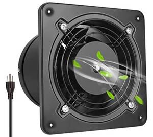 lot 51187 image: HG POWER 6 Inch Exhaust Fan, 308CFM Through Wall Fan Bathroom Extractor Ventilation Fan Blower Ceiling and Wall Mount for Attic Garage Kitchen Bathroom Windows Fan