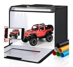 lot 51262 image: GLENDAN 16��x12�� PORTABLE PRODUCT PHOTOGRAPHY LIGHT BOX