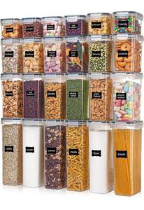 lot 51271 image: VTOPMART MART AIR TIGHT FOOD STORAGE CONTAINER 24 PIECE