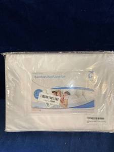lot 51285 image: 4PIECE FULL BAMBOO BED SHEET SET