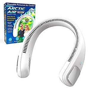 lot 51296 image: Arctic Air Freedom Personal Air Cooler By Ontel - Portable 3-Speed Neck Fan, Hands-Free Lightweight Design, Cordless And Rechargeable (B08SHJ47JL)