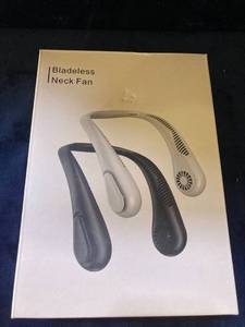 lot 51322 image: BLADELESS NECK FAN WITH CHARGER