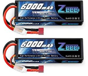 lot 70860 image: Zeee High Quality Lithium Polymer Battery 6000mah