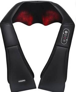 lot 70868 image: NAIPO Shiatsu 3D Rotating Massager With Heat For Neck And Shoulders MGS-150DC