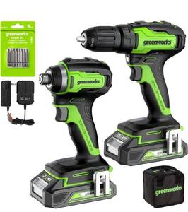 lot 70872 image: GreenWorks Drill Driver DD24L221