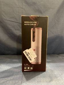 lot 70874 image: Wireless USB Auto Curler Model SL-886, Silver
