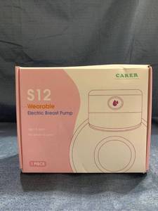 lot 70885 image: Carer S12 Wearable Electric Breast Pump Model SPK-BP-S12